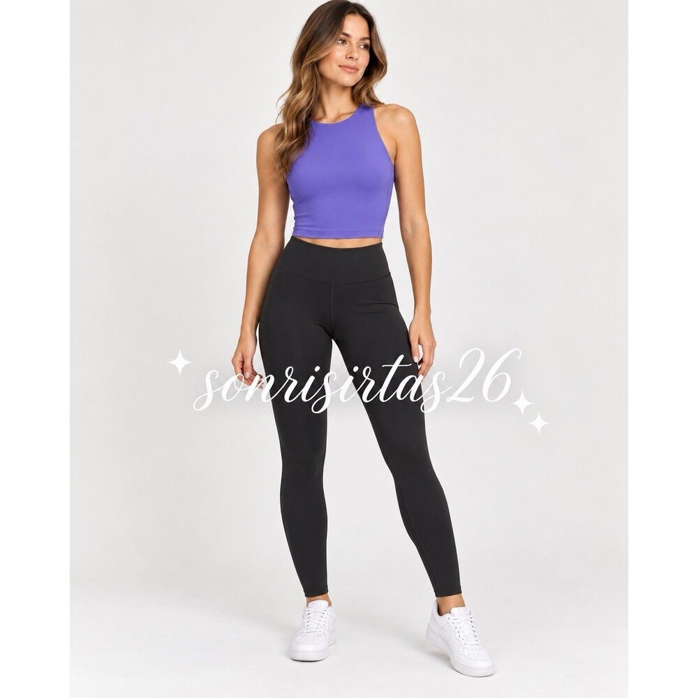 Lululemon Align High Neck Tank Size 4 Rare Charge Indigo LW1DKES Athletic